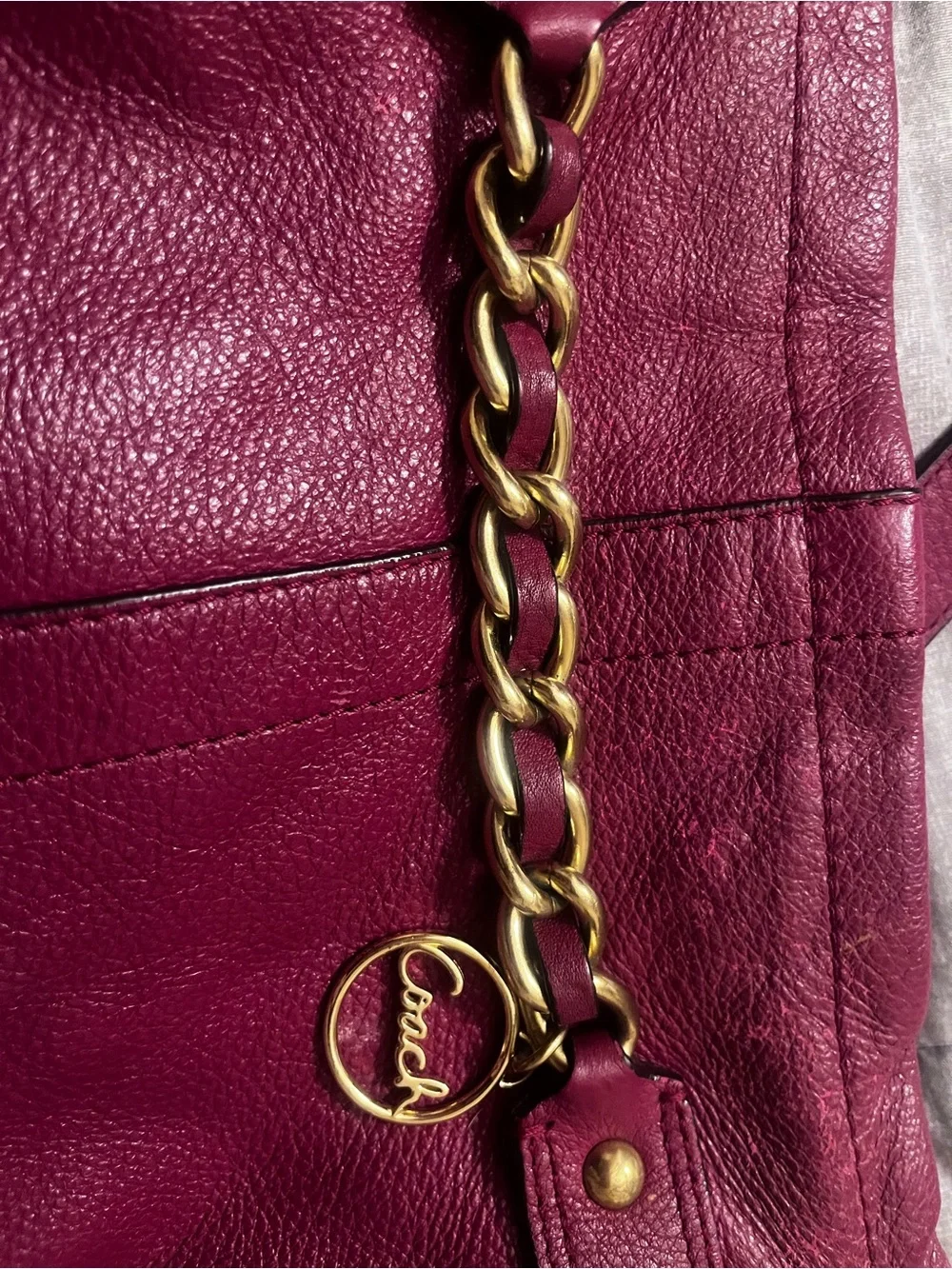 Coach rich fuchsia